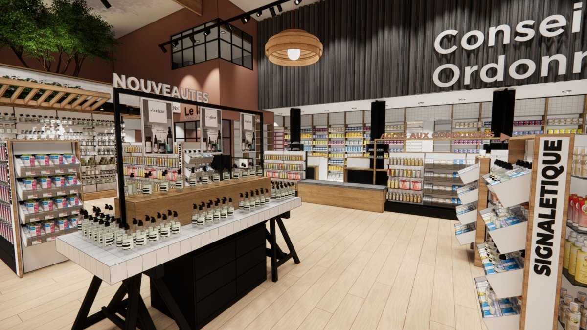 © Cubik Agenceur, Pharmacie de l'Herbasse