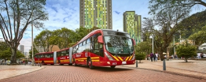 Autobus Transmilenio &agrave; Bogot&aacute;