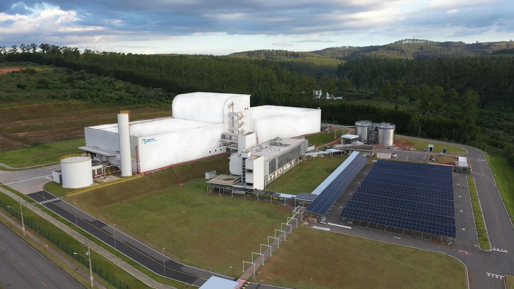 Usine Danone &agrave; Po&ccedil;os de Caldas au Br&eacute;sil