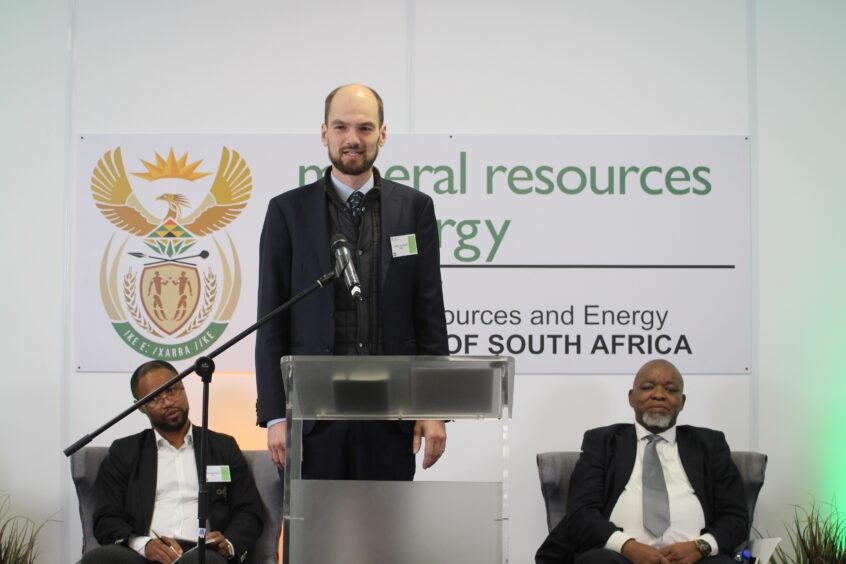 &copy; Signature projets Koruson 1 en Afrique du Sud avec le CEO Tristan de Drouas, EDF Renouvelables
