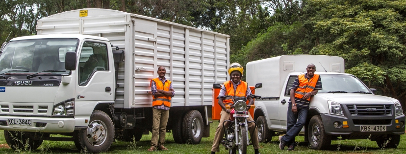 Bas&eacute;e &agrave; Nairobi, Sendy exploite une application qui lui permet d'offrir des services de commerce &eacute;lectronique, d'affaires et de livraison de fret aux entreprises. &copy; Sendy