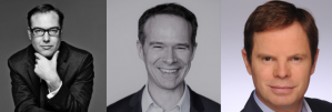 Hugues de Poncins, Samuel Schmidt et Geoffroy de Vries, Axent Avocats