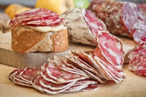 Saucisson tranché